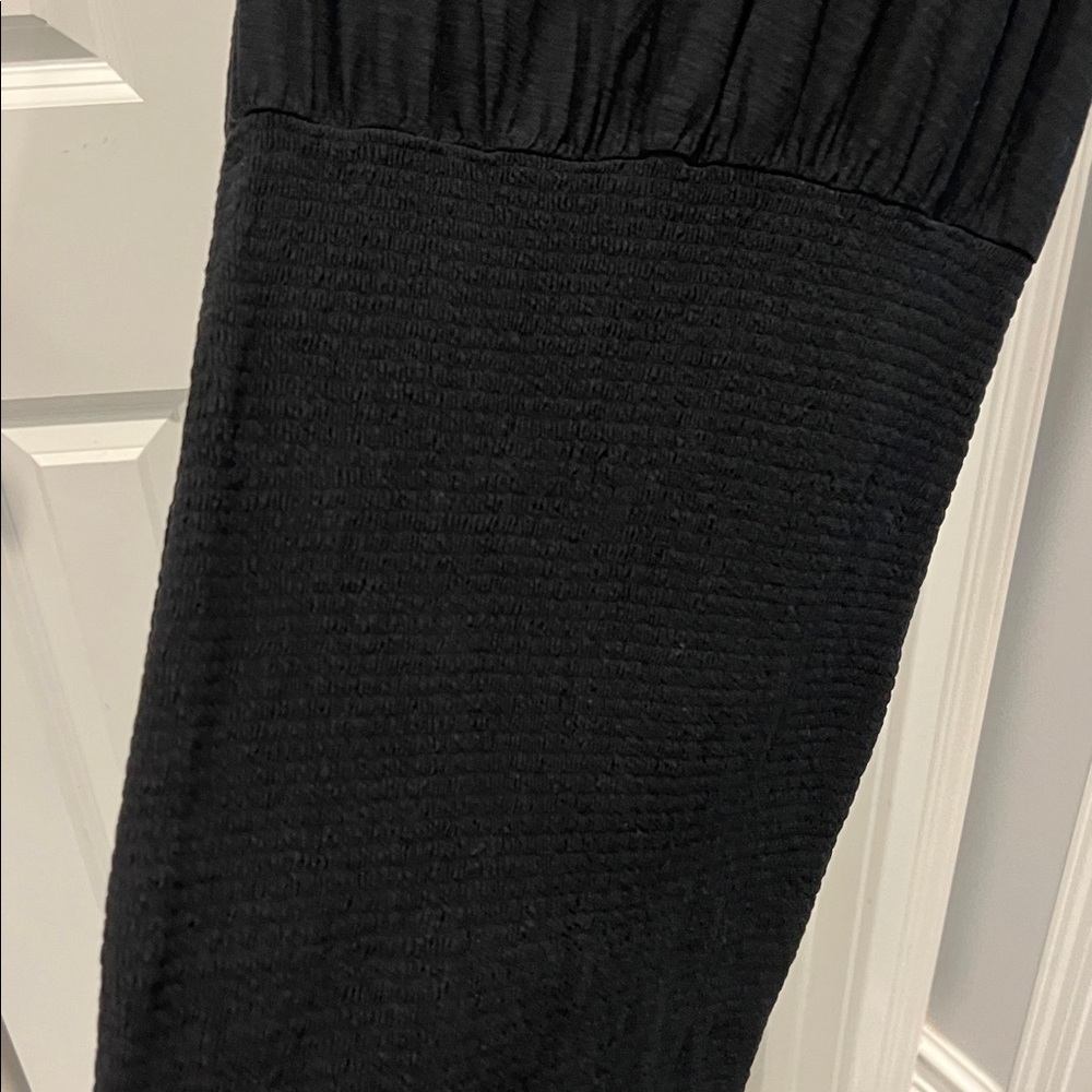 Nation ltd Black Women's Short Sleeve Blouson Dress - Picture 3 of 4